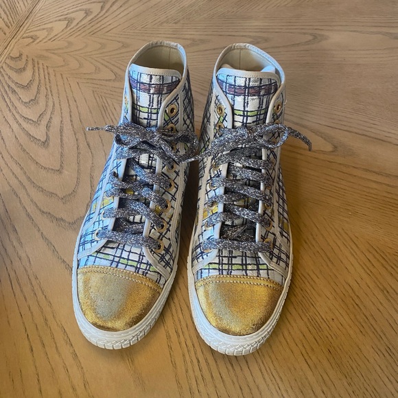 ❤️ Authentic Chanel Sneaker Metallic Tweed - Picture 4 of 10